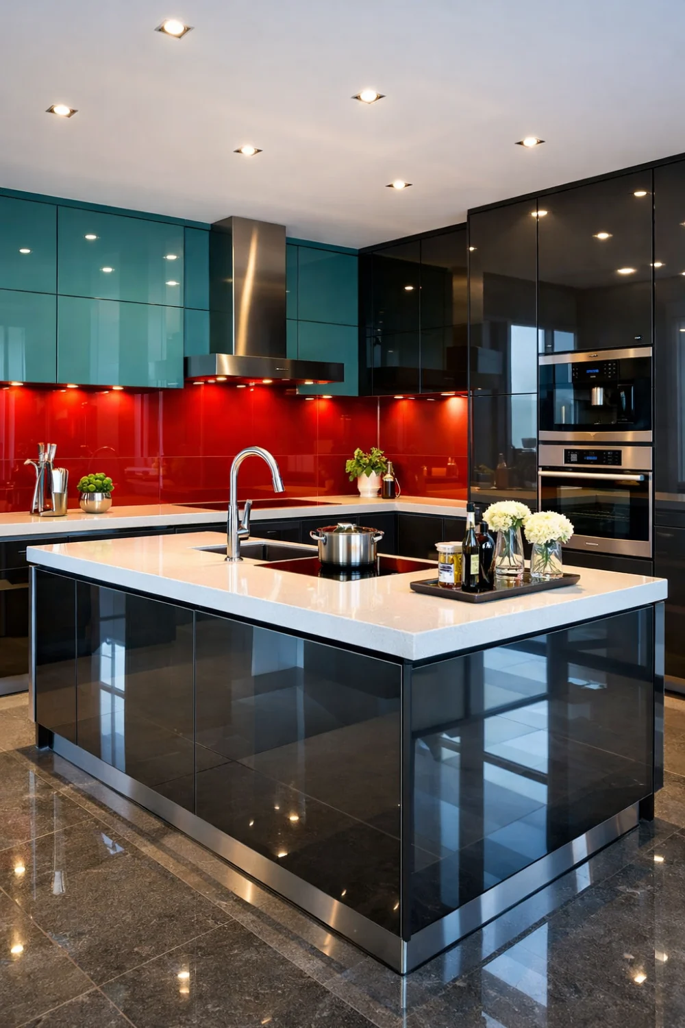 Lacquered Glass Shutters