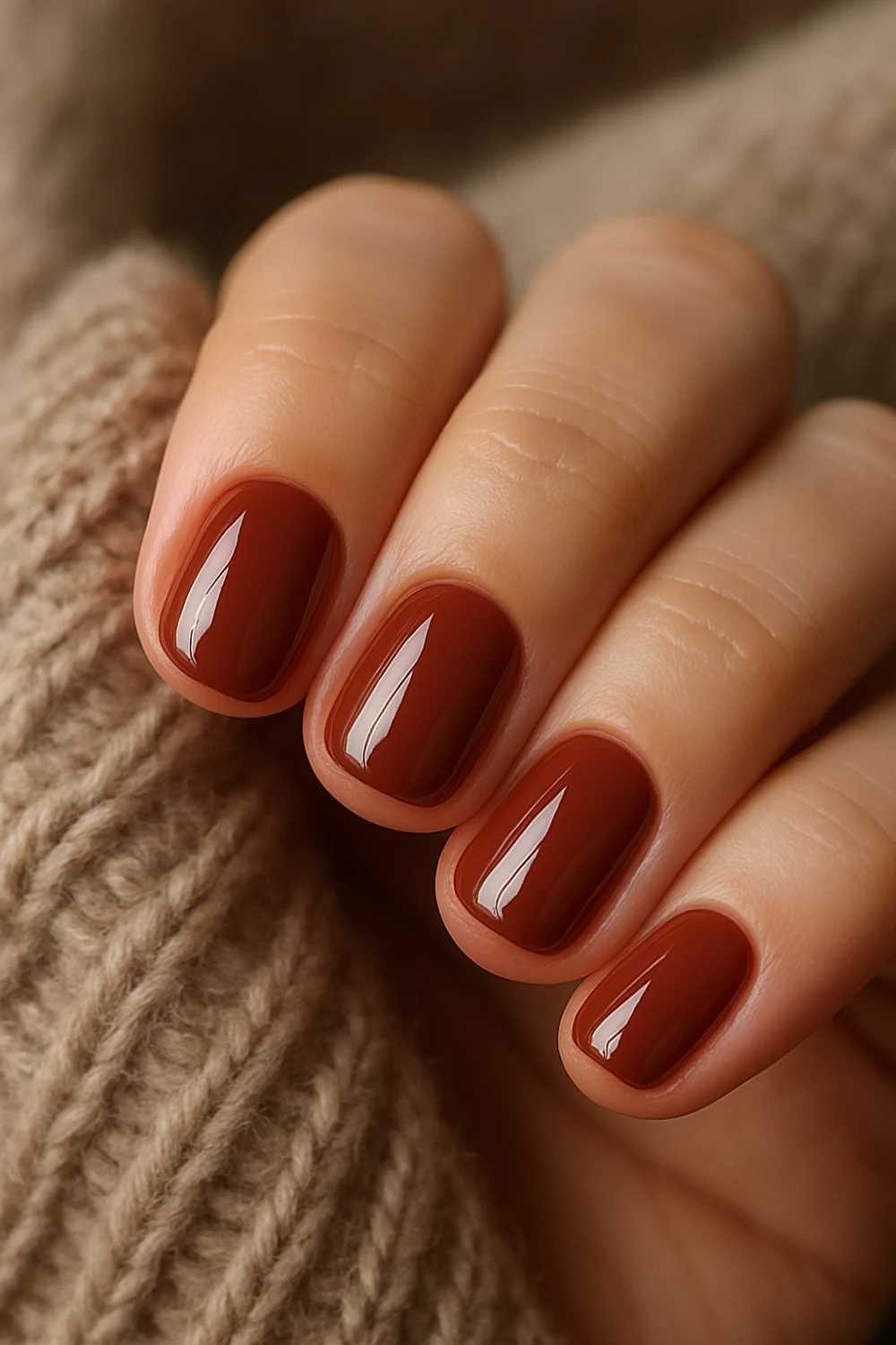 Rosewood Gloss Nails