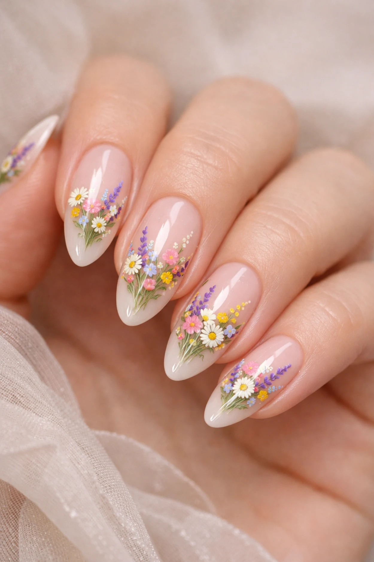 Wildflower Bouquet Nails