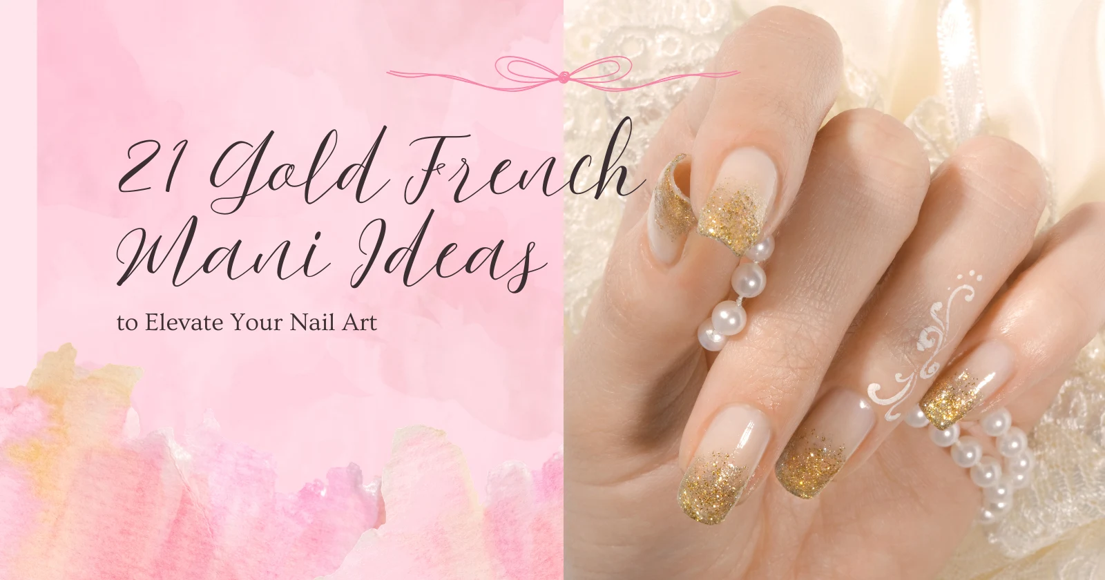 21 Gold French Mani Ideas to Elevate Your Nail Art