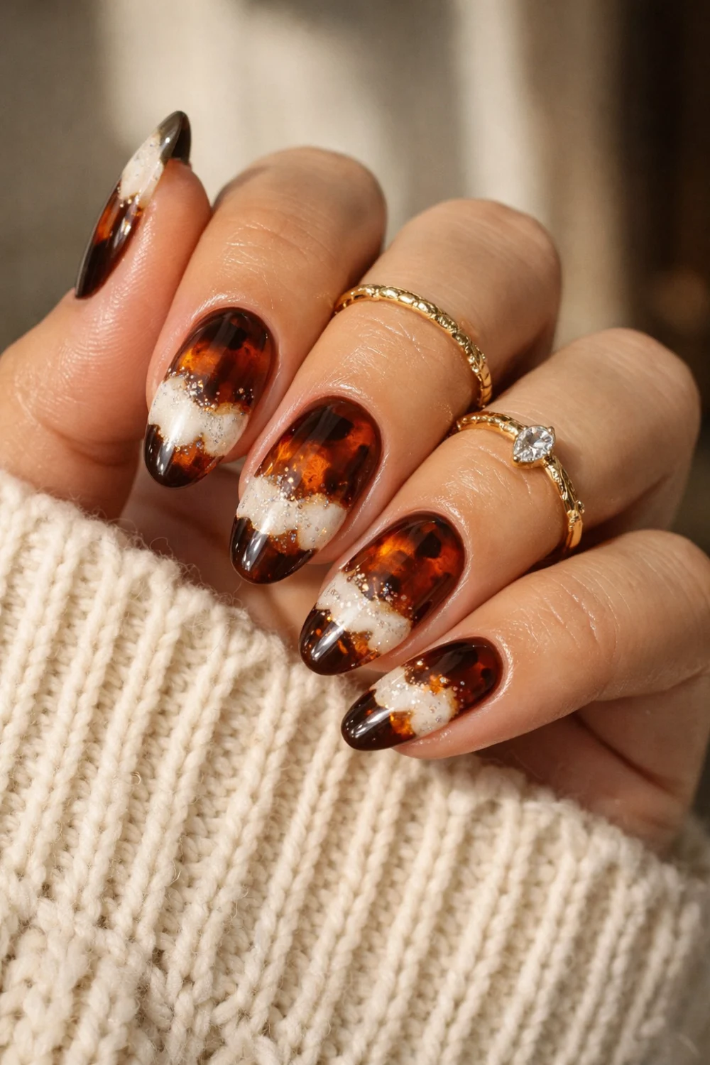 Frothy Diet Coke Float Nails