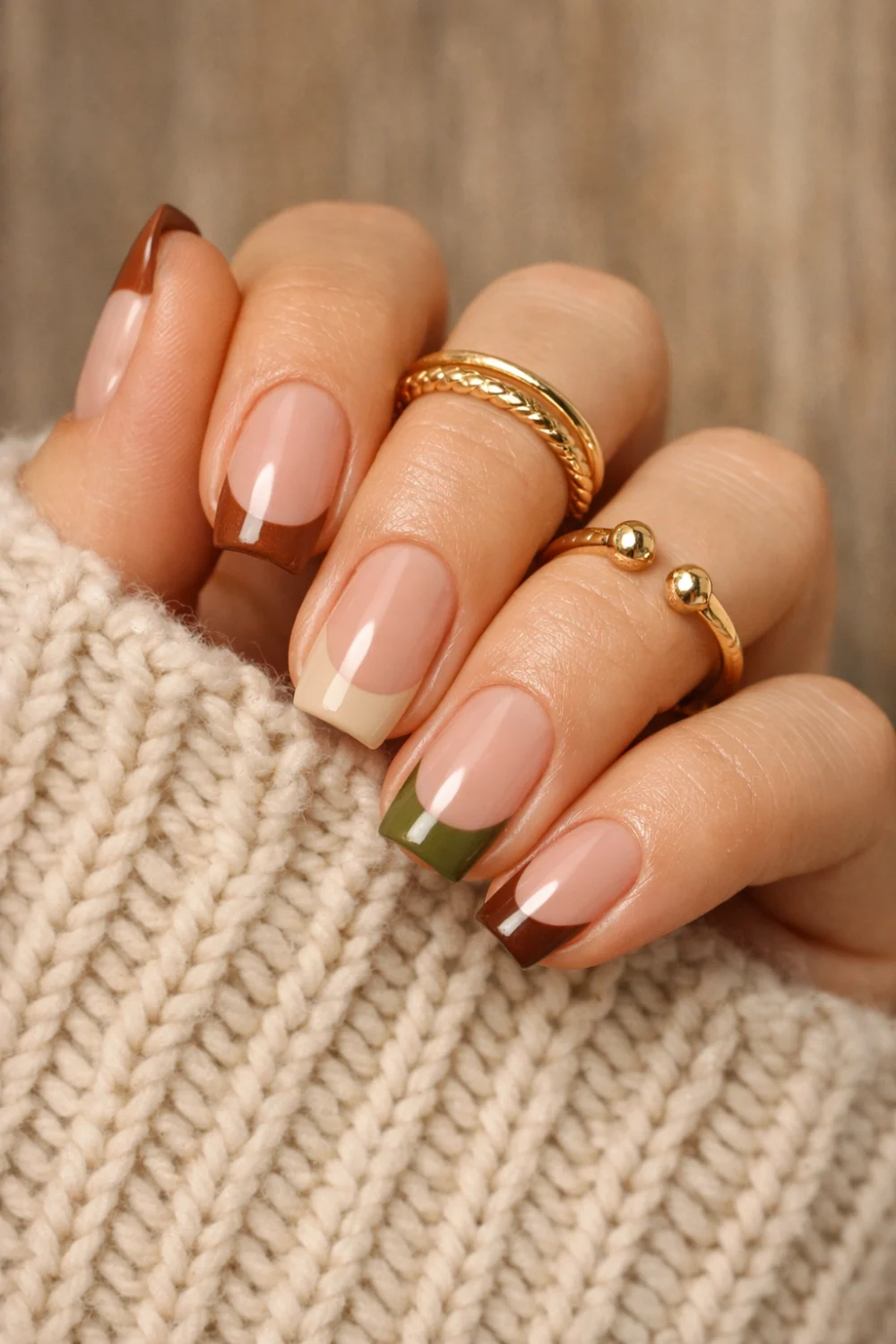 Mismatched Earthy Tones