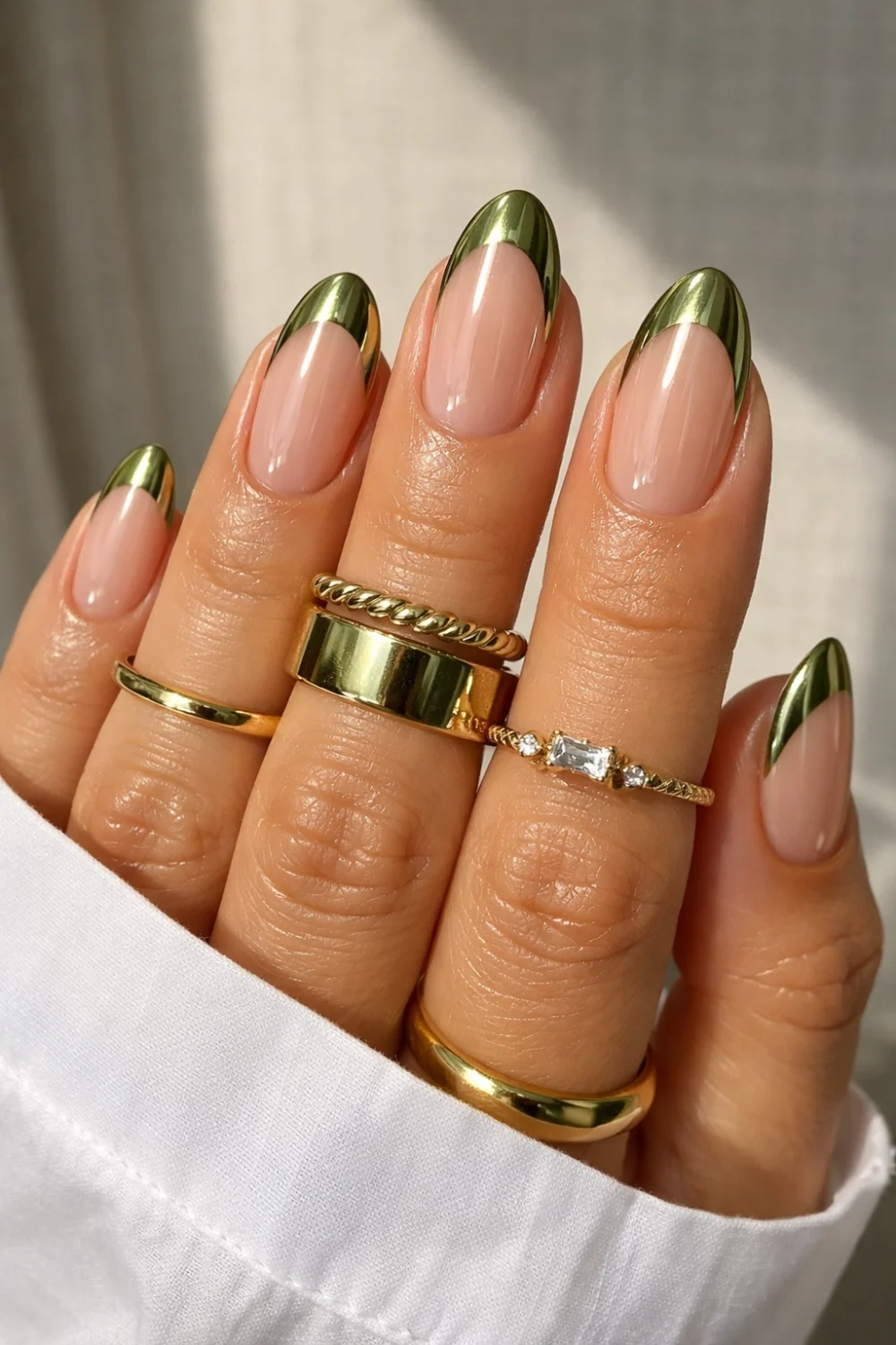 Olive Chrome Tips